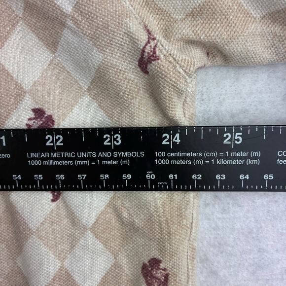 Glen Gate Short Sleeve Golf Polo Shirt Men XL 100% Cotton USA Made Diamond Print - Picture 2 of 8